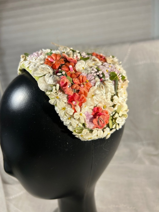 The Dayton company Vintage floral flower headpiece halo piece main image 5